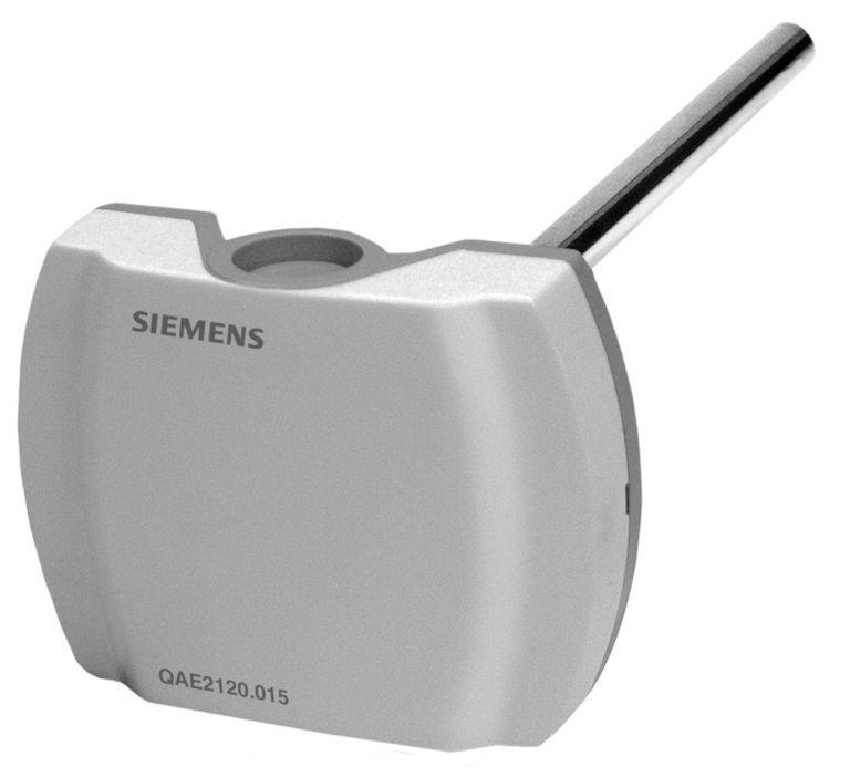 QAE21..  Immersion temperature sensor, passive