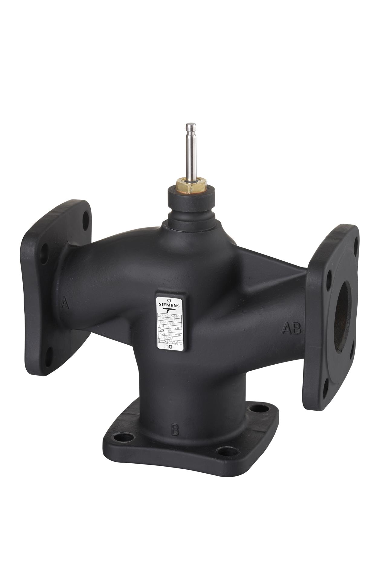 VXF42..C 3- port valves with flanged connections, PN 16