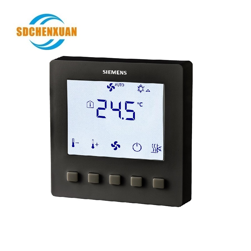 RDF510/BP.VB Room thermostats in bulk pack of 20 units, black