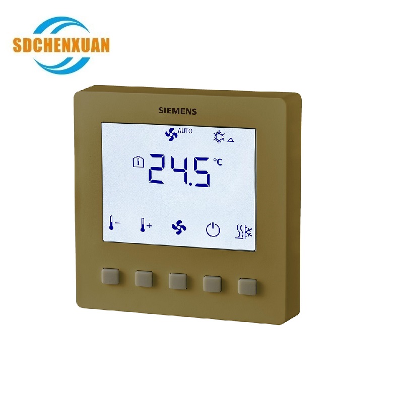 RDF510/BP.VG Room thermostats in bulk pack of 20 units, gold