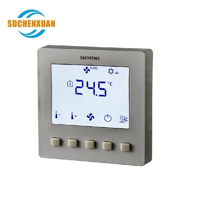 RDF510/BP.VS Room thermostats in bulk pack of 20 units, silver