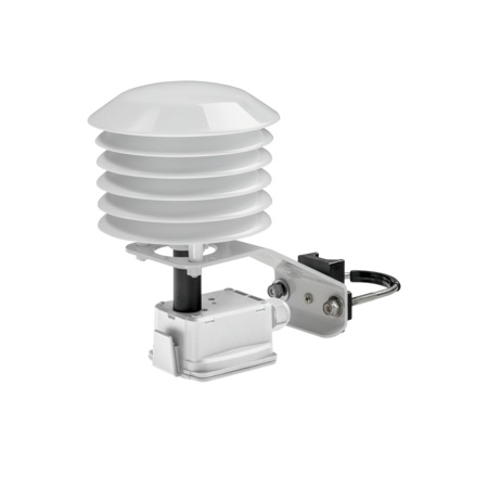Outdoor sensor with weather and radiated heat shield Humidity / Temperature active, 0...5 V, 0...10 V