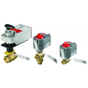 VBN VALVE Two-Way and Three-Way Actuated Control Ball valve