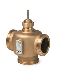 VXG41 3-port seat valves PN16 with externally threaded connections