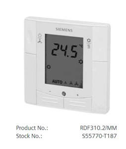 RDF310.2/MM Flush mount room thermostat 