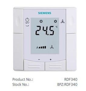 RDF340 Flush-mount room thermostat  