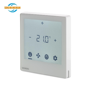 RDF800KN/NF Touch screen room thermostat with KNX communications, for 2-/4- pipe fan coil