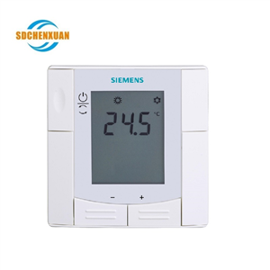 RDU340 Flush-mount room thermostat for rectangular conduit box with LCD for VAV application