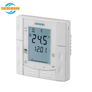 RDE410/EH Flush-mount room thermostats with auto timer