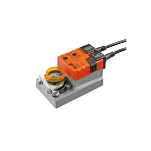 NM24A-S Rotary actuator, 10 Nm, AC/DC 24 V, Open/close, 3-point, 150 s, 1x SPDT, IP54